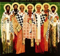 Святые священномученики Василий, Ефрем, Евгений, Елпидий, Агафодор, Еферий и Капитон 