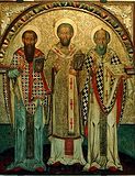 Собор вселенских учителей и святителей Васи́лия Великого, Григо́рия Богослова и Иоа́нна Златоустого